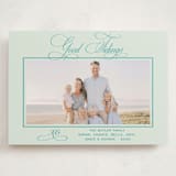 "Julep" - Holiday Cards in Mint by Megan Davis - Front