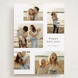 "MInimalist type" - Holiday Cards in Cotton by Stacey Meacham - Front