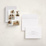 "MInimalist type" - Holiday Cards in Cotton by Stacey Meacham - Assembled