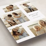 "MInimalist type" - Holiday Cards in Cotton by Stacey Meacham - Detail