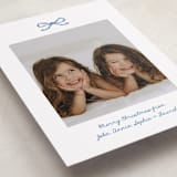 "Mini Bow" - Holiday Cards in Blue Spruce by Kelly Watkins - Detail