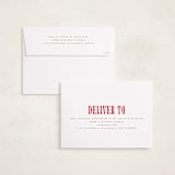 "Happy Holidays!" - Holiday Cards in Candy Cane by Wildfield Paper Co - FREE Recipient Addressing