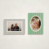 "Historic Frame" - Holiday Cards in Mint by Morgan Kendall - Photo Orientation Options