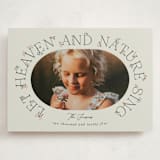 "Flora" - Holiday Cards in Mint by Brynne Foster - Front