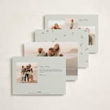 "Flora" - Holiday Cards in Mint by Brynne Foster - Back of Card Options