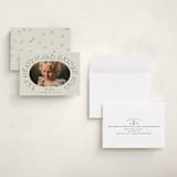 "Flora" - Holiday Cards in Mint by Brynne Foster - Assembled