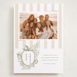 "Tis the Sea-Sun" - Holiday Cards in Sage by Oscar and Emma - Karly Depew - Front