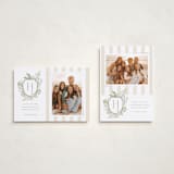 "Tis the Sea-Sun" - Holiday Cards in Sage by Oscar and Emma - Karly Depew - Photo Orientation Options