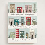 "Village" - Holiday Cards in North Pole by Heather Schertzer - Front