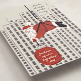 "There's always a way" - Holiday Cards in Soot by Gwen Bedat - Detail