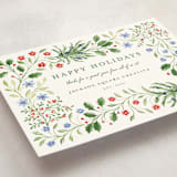 "Sophia" - Holiday Cards in Juniper by Sarah Knight - Detail