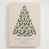 "oh tree" - Holiday Cards in Latte by Jen Owens - Front