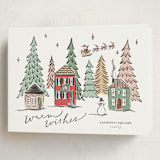 "Winter Scene" - Holiday Cards in Festive by Erin German - Folded Card