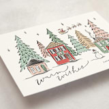 "Winter Scene" - Holiday Cards in Festive by Erin German - Detail