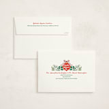 "Ornaments" - Holiday Cards in Pine by Elly - FREE Recipient Addressing