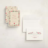 "Decked in Gratitude" - Holiday Cards in Ivory by Sarah Rosenthal - Assembled