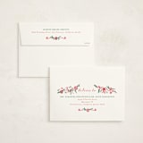 "Decked in Gratitude" - Holiday Cards in Ivory by Sarah Rosenthal - FREE Recipient Addressing