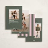 "Favorite Joys" - Holiday Cards in Fir by Alston Foster - Back of Card Options