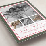 "Favorite Joys" - Holiday Cards in Fir by Alston Foster - Detail