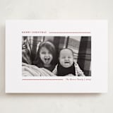 "Candy Cane Lines" - Holiday Cards in Candy Cane by Allison Orszak - Front