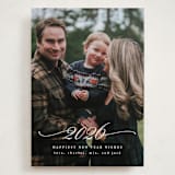 "Beautiful Year" - Holiday Cards in Starlight by Leah Ragain - Front