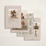 "Little Housey" - Holiday Cards in Winter Rose by Petra Kern - Back of Card Options