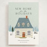"New Home for the Holidays!" - Holiday Cards in Mint by Sherley Ferreira - Front