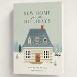 "New Home for the Holidays!" - Holiday Cards in Mint by Sherley Ferreira - Folded Card