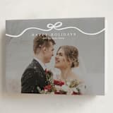 "Bow Tied" - Holiday Cards in Snow by Kaydi Bishop - Folded Card