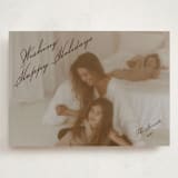 "Vintage Tilted" - Holiday Cards in Mulled Wine by Juliana Zimmermann - Front