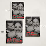 "Cheery" - Holiday Cards in Candy Cane by Emily Sabol Goss - Formats Available