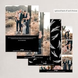 "Glorious Love" - Holiday Cards in Snowflake by Ana Sharpe - Back of Card Options