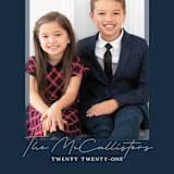 "Faith Love Family Border" - Holiday Cards in Twilight by Rebecca Rueth - Detail