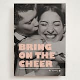 "Bring on the cheer" - Holiday Cards in Creamsicle by Snow and Ivy - Front