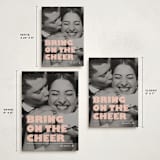 "Bring on the cheer" - Holiday Cards in Creamsicle by Snow and Ivy - Formats Available