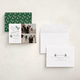 "A Little Married" - Holiday Cards in Evergreen by Sarah Brown - Assembled