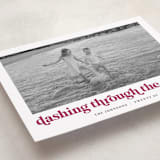 "Dashing Holiday" - Holiday Cards in Sugar Plum by Louise Kay - Detail