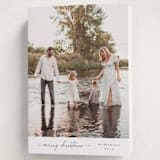 "modernist" - Holiday Cards in Snow by Christy Hy Lee - Folded Card