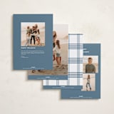 "Lauren" - Holiday Cards in Winterberry by Blustery August - Back of Card Options