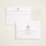 "quirky fun" - Holiday Cards in Wine by Cass Loh - FREE Recipient Addressing