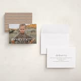 "Mostly Merry" - Holiday Cards in Vanilla by Ekko Studio - Assembled