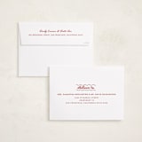 "Squiggles" - Holiday Cards in Snow by Tennie and Co. - FREE Recipient Addressing
