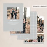 "Merrier Than Ever Before" - Holiday Cards in Snowfall by Carolyn MacLaren - Back of Card Options
