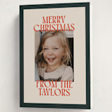 "Cheerful Stack" - Holiday Cards in Mistletoe by Ekko Studio - Folded Card