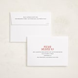 "Cheerful Stack" - Holiday Cards in Mistletoe by Ekko Studio - FREE Recipient Addressing