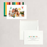 "Letters" - Holiday Cards in Emerald by Genna Blackburn - Assembled