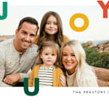 "Letters" - Holiday Cards in Emerald by Genna Blackburn - Detail