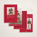 "Merrymakers" - Holiday Cards in Snowflake by Lisa McLean - Back of Card Options