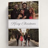 "Two Photo Split" - Holiday Cards in Cloud by Nicole Walsh - Folded Card