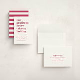 "Always Grateful" - Holiday Cards in Sugar Plum by Louise Kay - Assembled